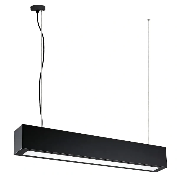 Lampa wisząca Ibros 63 cm czarna LED 18W CCT