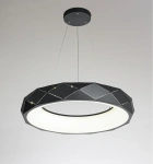 Lampa wisząca Reus czarna LED 4000K