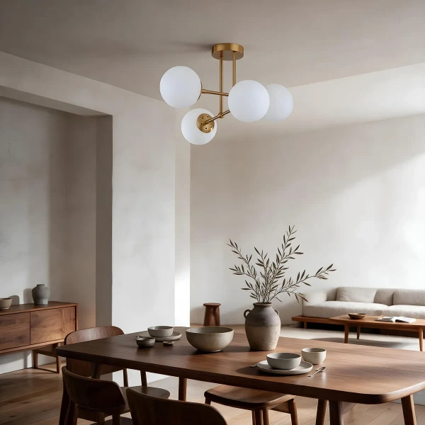 Lampa wisząca Roma 4 złota 4xE14