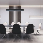 Lampa wisząca Mira M czarna LED 32W CCT