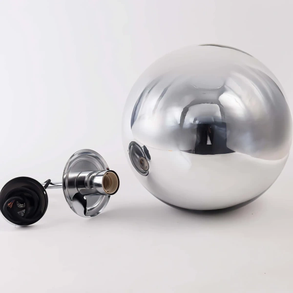 Lampa wisząca Palla duża chromowana 1xE27