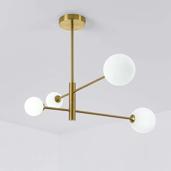 Lampa wisząca Dorado 4 złota 4xG9