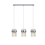 Lampa wisząca Vetro listwa chromowana 3xE14