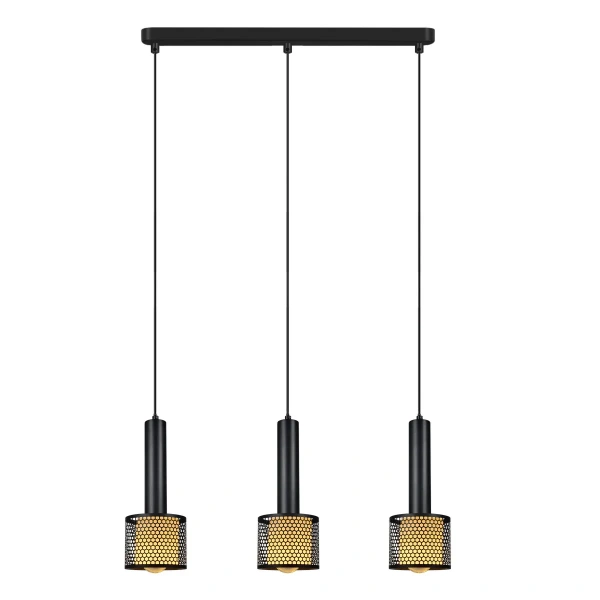 Lampa wisząca Amo czarna 3xE27
