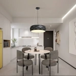 Lampa wisząca Reus czarna 3xE27