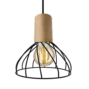 Lampa wisząca Moderno mała czarno-brązowa 1xGU10