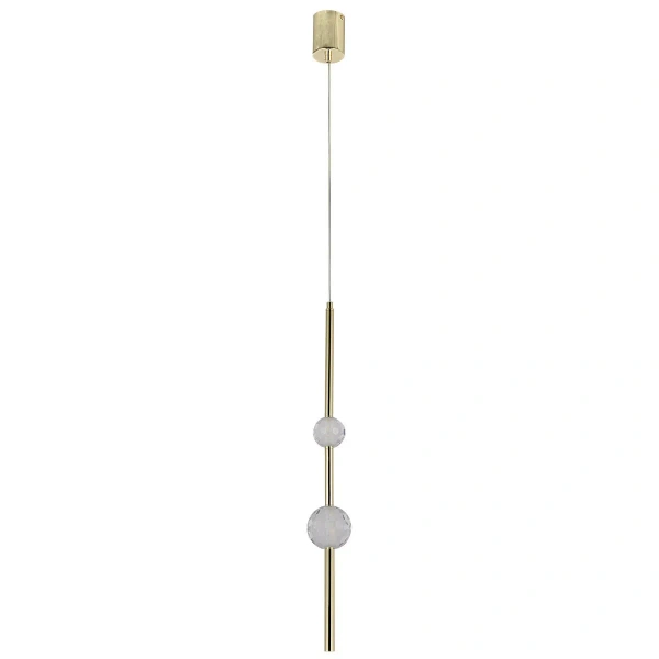 Lampa wisząca Vaku złota LED 4000K