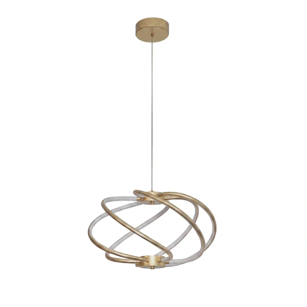 Lampa wisząca Kandor złota LED 45W CCT
