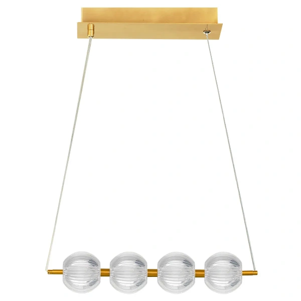 Lampa wisząca Brillant 4 złota LED 20W CCT