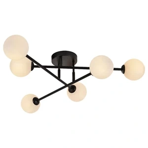 Lampa sufitowa Dorado 6 czarna 6xG9