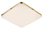 Plafon Babilon kwadratowy 38 cm złoto-biały LED 4000K