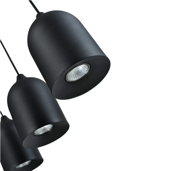 Lampa wisząca Nilo czarna 3xGU10