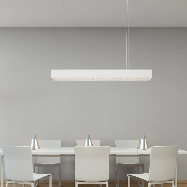 Lampa wisząca Mira M biała LED 32W CCT
