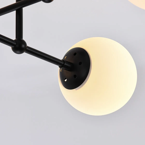 Lampa wisząca Roma 4 czarna 4xE14