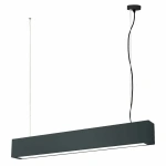 Lampa wisząca Ibros 63 cm czarna LED 18W 4000K
