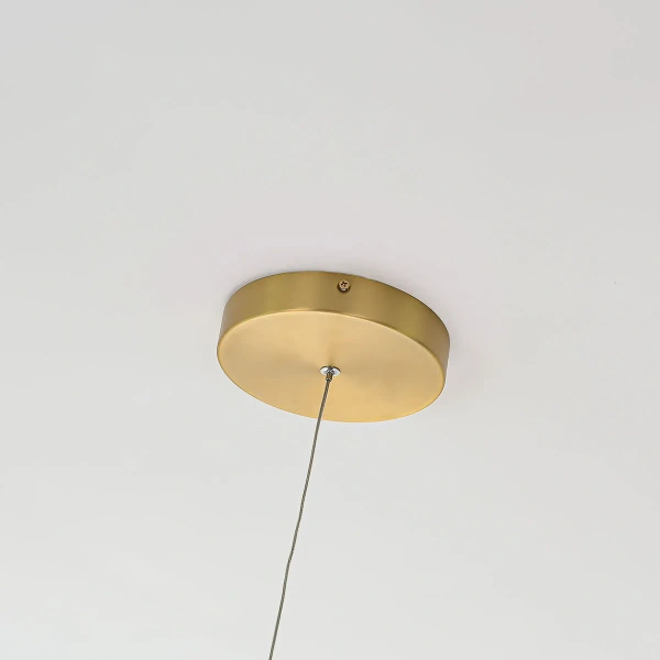 Lampa wisząca Midway mała złota LED 3000K