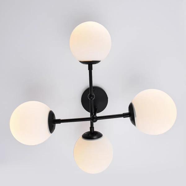 Lampa wisząca Roma 4 czarna 4xE14