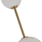 Lampa wisząca Dorado pionowa złota LED CCT