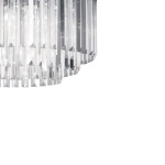 Lampa wisząca Vetro 5 srebrna 5xE14