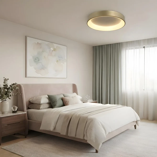 Plafon Georgia 60 cm złoty LED CCT