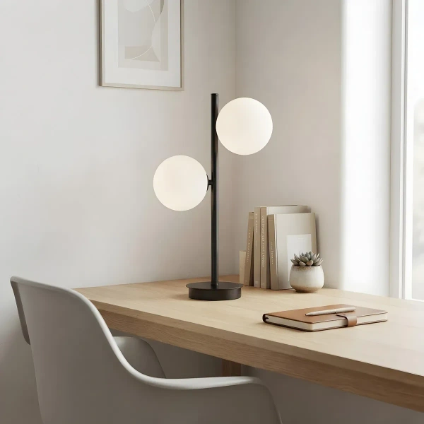 Lampa stołowa Dorado czarna 2xG9