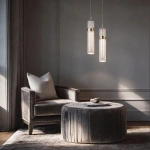 Lampa wisząca Ambiente złota LED CCT