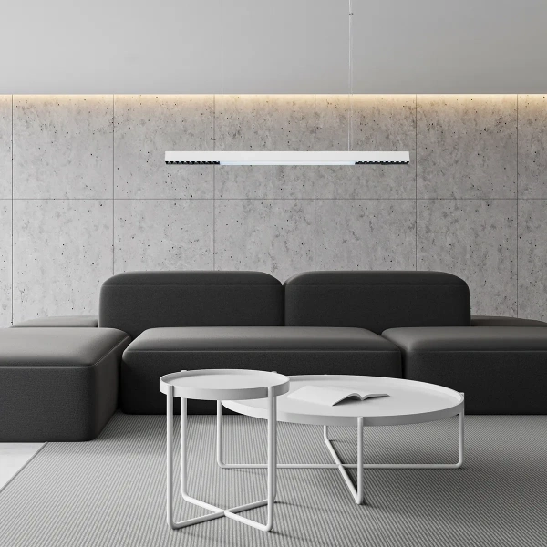 Lampa wisząca Cali L biała LED 47W CCT smart