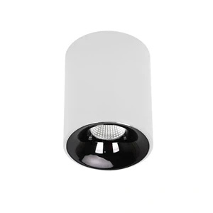 Oprawa natynkowa Tom biało-czarna LED 10W CCT