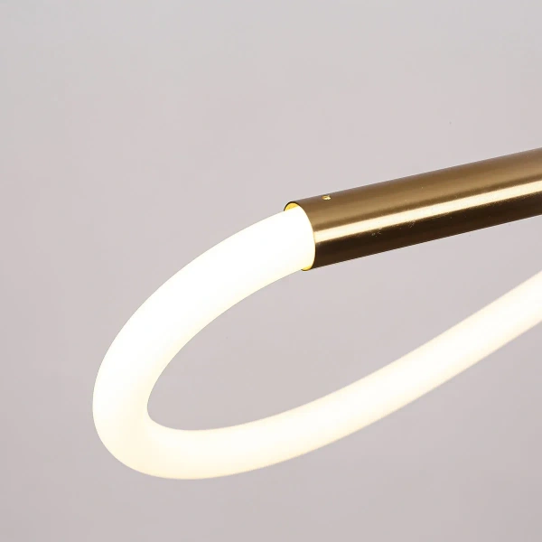 Lampa wisząca Meleca S złota LED CCT