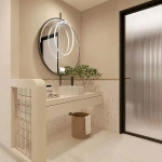Kinkiet Mirror S biały LED CCT IP44