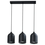Lampa wisząca Nilo czarna 3xGU10