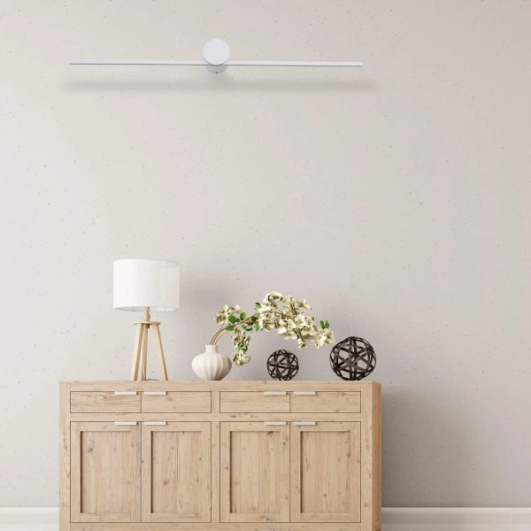 Kinkiet Modern Slim 60 cm biały LED 3000K IP44