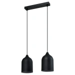 Lampa wisząca Nilo czarna 2xGU10