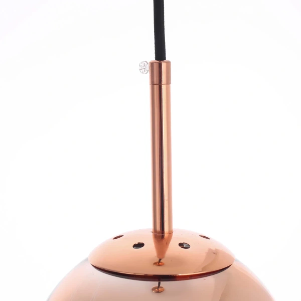 Lampa wisząca Palla mała miedziana 1xE14