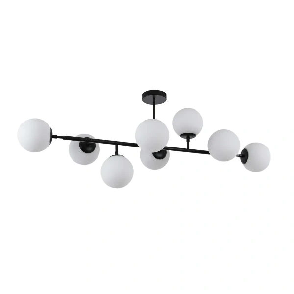 Lampa wisząca Dorado 8 czarna 8xE14
