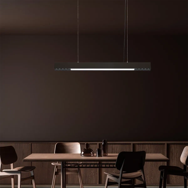 Lampa wisząca Cali M czarna LED 32W CCT smart