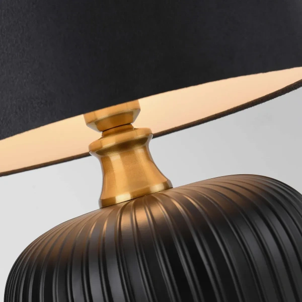 Lampa stołowa Tamiza 48 cm czarna 1xE27