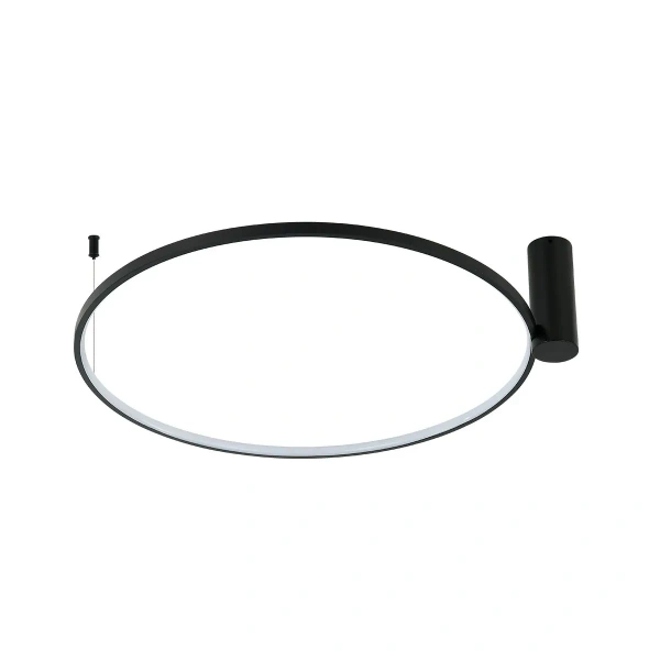 Plafon Ring S 60 cm czarny LED CCT