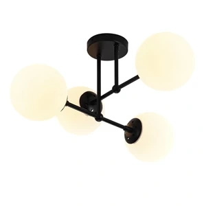 Lampa wisząca Roma 4 czarna 4xE14