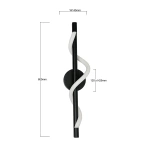 Kinkiet Meleca czarny LED 12W CCT
