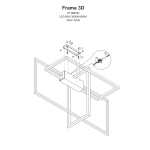Lampa sufitowa Frame czarna LED 3000K