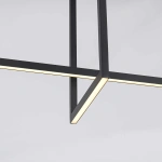 Lampa sufitowa Frame czarna LED 3000K