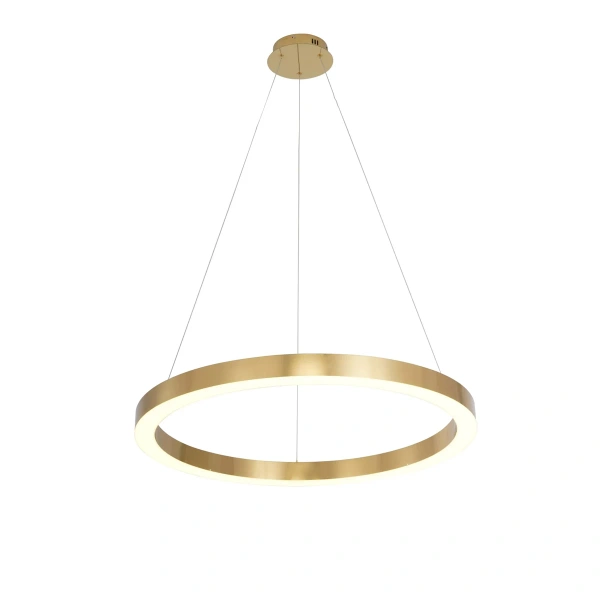 Lampa wisząca Midway Shiny śr. 80 cm złota LED 3000K