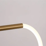 Lampa wisząca Meleca M złota LED CCT