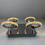 Plafon Carrara 4 srebrny LED 20W 3000K