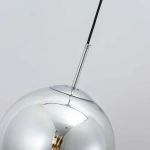 Lampa wisząca Palla duża chromowana 1xE27