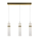 Lampa wisząca Ambiente 3 złota LED CCT