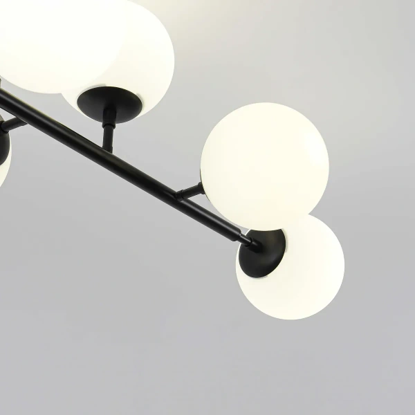 Lampa wisząca Dorado 8 czarna 8xE14