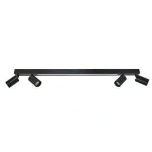 Plafon Perugia 4 czarny 4xGU10 + LED 18W CCT