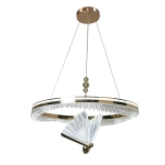 Lampa wisząca Marissa Cristal złota LED 48W CCT